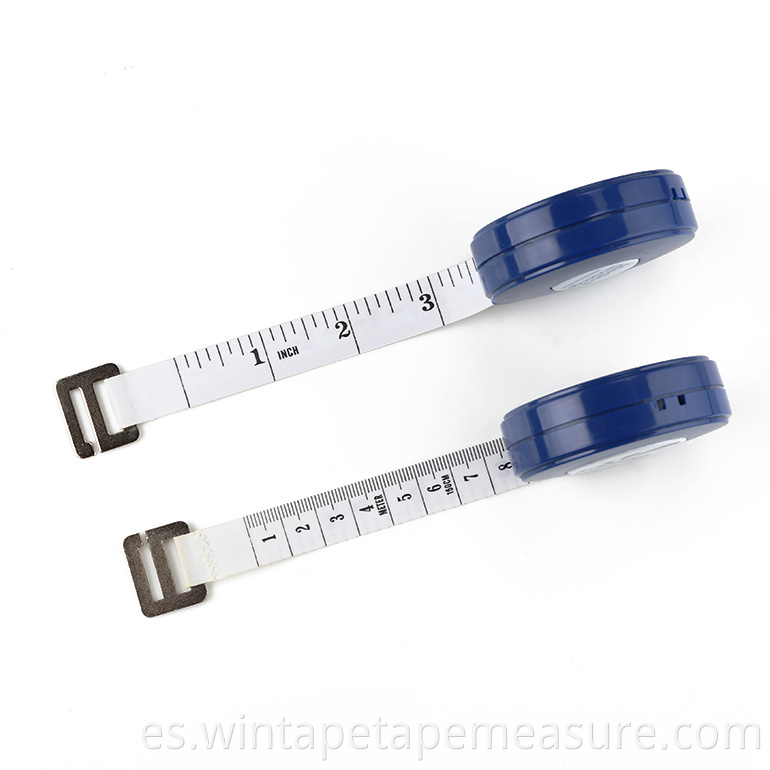 Mini cinta métrica retráctil de costurera que mide el cuerpo usada para el cuerpo